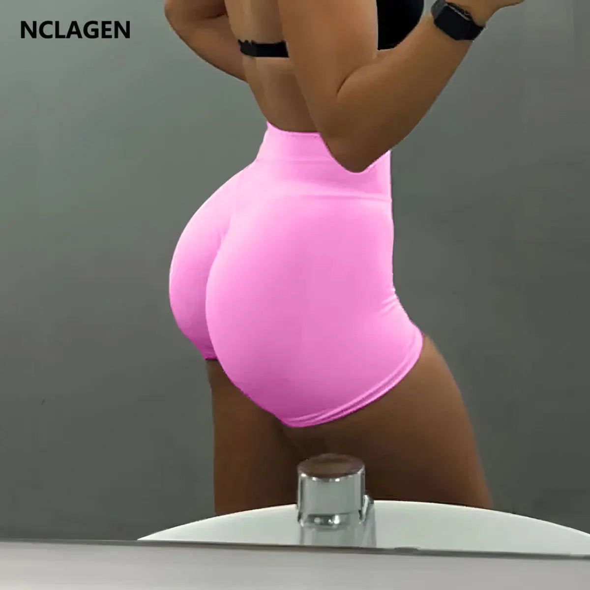 Seamless Shorts 4.5" Gym Shorts Yoga bottoms