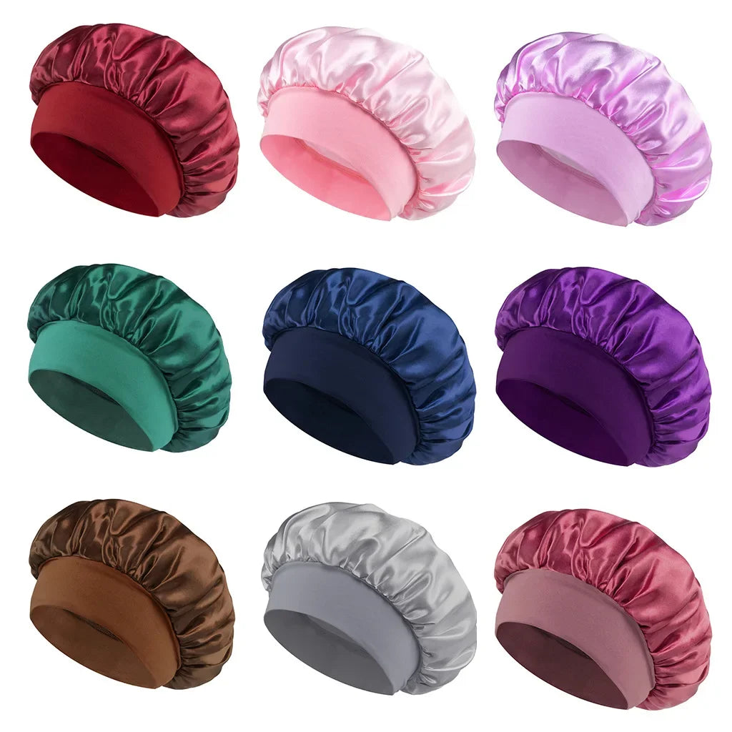 Women Satin Hair Bonnet for Sleeping Hair Care